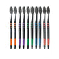 10/20 Pcs Family pack toothbrush, Bamboo Charcoal Soft fur Toothbrush, Travel Carry，Color random