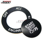 Aluminum Steering Wheel Button Trim Cover - Push Start/Stop Interior Accent for Charger Challenger RAM Durango