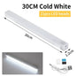Wireless Rechargeable LED Motion Sensor Cabinet Night Light - Magnetic Under-Cabinet Light for Closet, Kitchen, Wardrobe, Stairs
