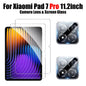 2-Pack Tempered Glass Screen Protector for 11.2-inch (28.4 cm) & 12.4-inch (31.5 cm) Tablets with 2 Camera Lens Covers