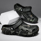 Men's Lightweight EVA Clog Sandals Non-Slip Slip-On Slides with Adjustable Buckle for Home & Garden