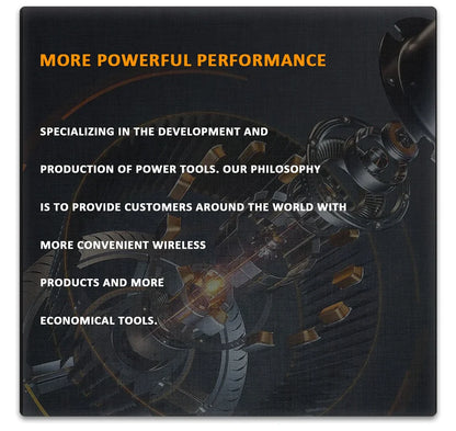 18V Brushless Cordless Multi-Purpose DIY Power Tool Combo - Compatible with 18V Batteries
