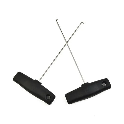 2-Pack Speedometer Pull-Out Hook Extractor Tool — Instrument Cluster Removal Hooks (Stainless Steel)