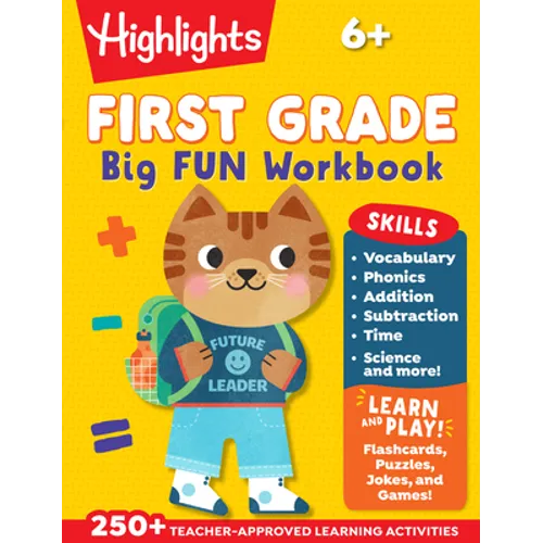 First Grade Big Fun Workbook: 256-Page Activity Workbook for First Graders, Vocabulary, Math, Science and More - Paperback