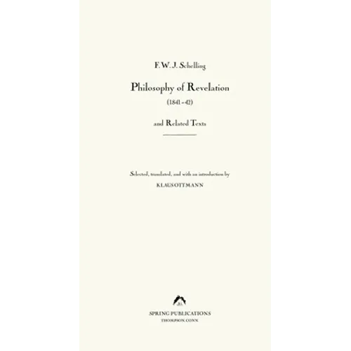 Philosophy of Revelation (1841-42) and Related Texts - Paperback