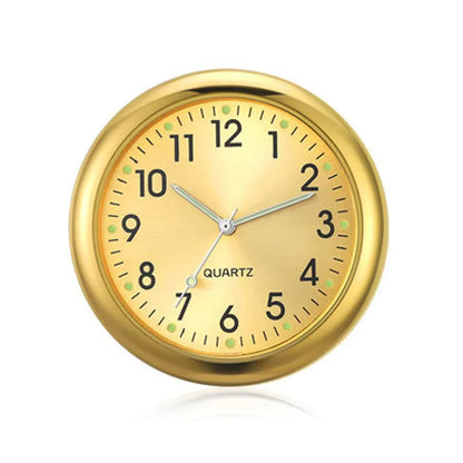 Luminous Mini Car Clock Stick-On Digital Dashboard Quartz Timepiece - 1.6 in (4 cm)