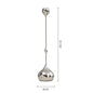 Silver Stainless Steel Candle Holder — Metal Candlestick for Home, Dining & Wedding Decor