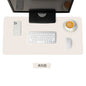 White XXL Gaming Mouse Pad Large Waterproof Non-Slip PU Suede Desk Mat for Keyboard & Mouse
