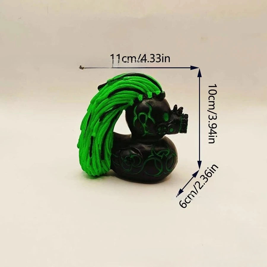 Halloween Resin Duck Ornament, Black