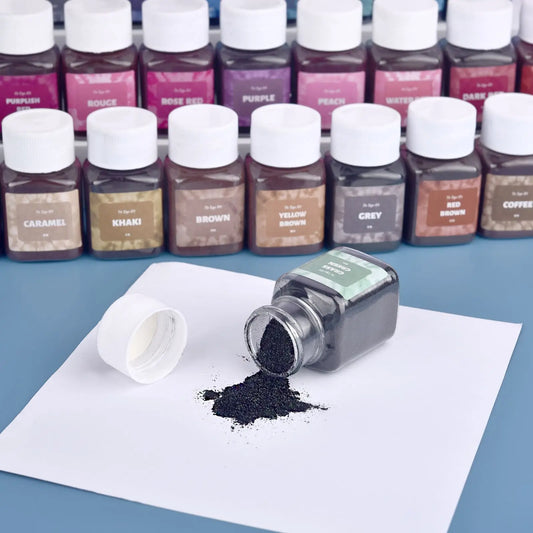 Textile Fabric Dye Powder – 30ml & 50ml Bottles for DIY Clothing Dyeing, Cotton Linen Jeans Color Restoration