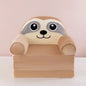 Foldable 3-Layer Plush Kids Sofa Chair Cartoon Baby Seat with Removable Cover