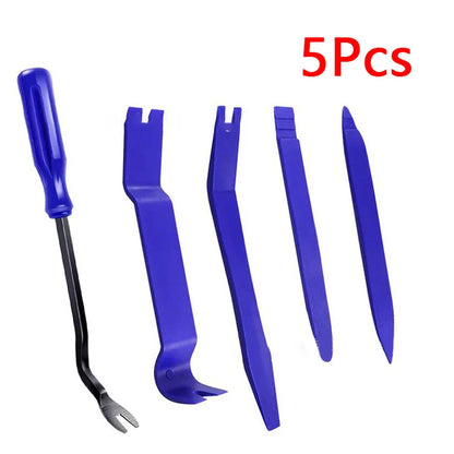 Car Panel Trim Removal Tool Kit — 5/11/41-Piece Pry Sets for Dash, Door & Audio Install (Blue/Red)