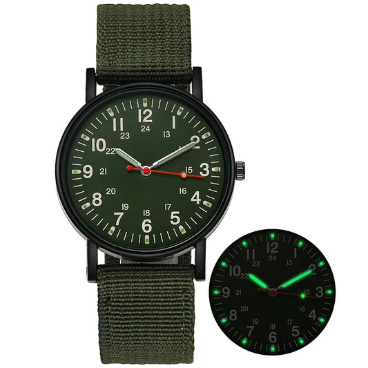 Men's Large Dial Quartz Watch 38mm (1.5 in) - Luminous Hands, Alloy Case & Bracelet, Fashion Casual