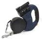 Premium 3M Retractable Double Dog Leash – Reflective 360° Swivel No-Tangle Lead with LED Lights for Small Dogs