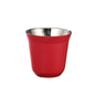 Summer New Simple Flat Bottom Cup Stainless Steel Double-layer Inner Tank Capsule Coffee Cup High-grade Solid Color Water Cup