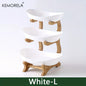 2/3-Tier Wooden Fruit Stand - Modern Snack & Candy Tray, Dried Fruit Basket and Cake Stand