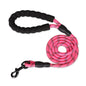Reflective Heavy-Duty Nylon Dog Leash - 150/200/300cm (59/79/118 in | 5/6.6/9.8 ft) - Quick-Release for Small to Large Dogs