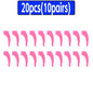 100-Pack Silicone Anti-Slip Eyeglass Ear Hooks Temple Tips – 33 x 10 mm (1.3 x 0.39 in)