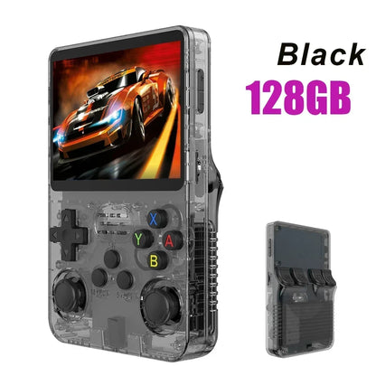 Open Source Retro Handheld Game Console Linux Portable Pocket Player 3.5-inch (8.9 cm) IPS Screen, 64GB or 128GB Preloaded Games