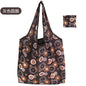Large Foldable Reusable Shopping Tote Bag, Eco Grocery & Beach Shoulder Bag, Packable Polyester