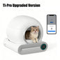 65L Automatic Self-Cleaning Enclosed Cat Litter Box with App Control & Ionic Deodorizer