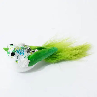 Interactive Feather Cat Toy – Feather Teaser for Cat Play & Exercise