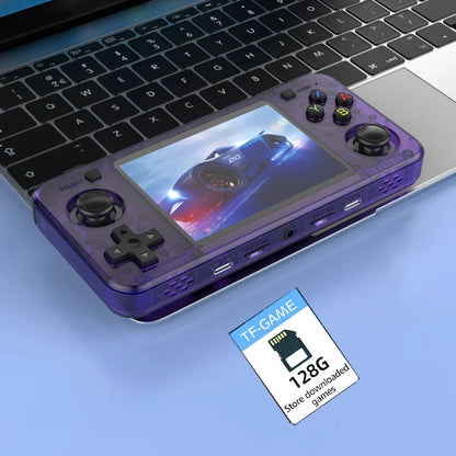 Retro Handheld Gaming Console - Open-Source Linux, 3.5-inch (8.9 cm) IPS Screen, 64GB, 15,000+ Classic Games, Portable