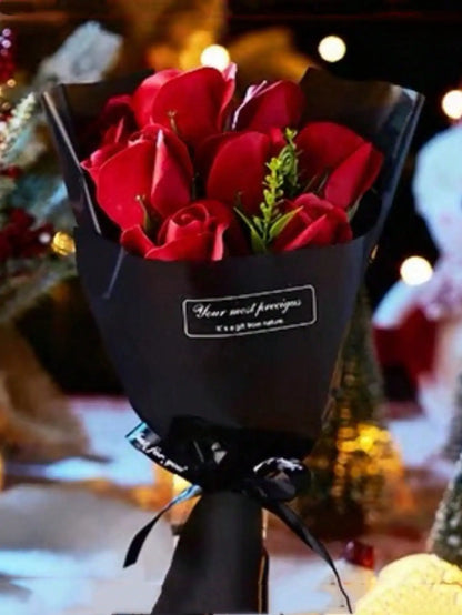 Mini Rose Soap Flower Gift Bouquet – Handcrafted Soap Roses for Mother’s Day, Valentine’s Day & Weddings