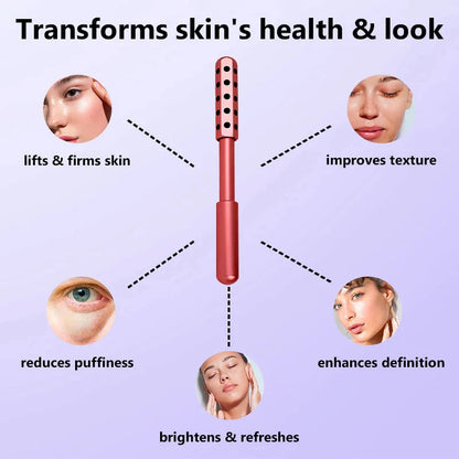 24 Germanium Face Massage Roller Stick for Skin Care & Beauty