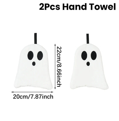 2-Pack Black Cat Hand Towels – Cute Halloween Kitchen & Hand Towels, Super Absorbent