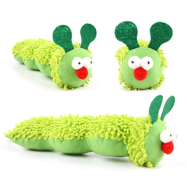 Caterpillar Cat Chew Toy with Catnip & Silvervine — Interactive Dental Molar Teaser for Cats & Kittens