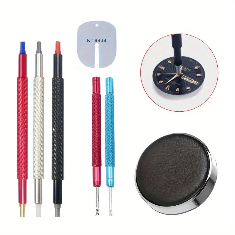 Watch Repair Kit – Rubber Air Blower, Protector Pads, Needle Tool & Cleaning Brush for Watch Care