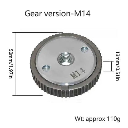Quick-Release Self-Locking Flange Nut for Angle Grinder & Polisher - M10 M14 M5/M8/M11