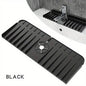 Silicone Sink Mat Sponge Holder – Wall-Mounted Dish Soap & Drain Pad Splash Guard Drying Mat 37 x 14 x 1.5 cm (14.6 x 5.5 x 0.6 in)