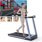 3.5HP Foldable Treadmill Walking Pad 350 lb (158 kg) Capacity 6% Incline 10 MPH/16 KPH LCD & App for Home Office