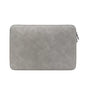 Water-Resistant PU Laptop Sleeve 12–16 Inch — Slim Microfiber Interior