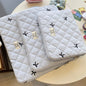 Floral Laptop & Tablet Sleeve 13–16 Inch — Soft Polyester Zipper Pouch