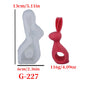 3D Big-Eared Bunny Egg Silicone Mold for Candle Making, Soap & Plaster DIY 2.4 x 2.4 x 3.3 in (6 x 6 x 8.5 cm)