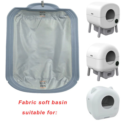 Soft Fabric Liner and Removable Mat for Automatic Cat Litter Box - Replacement Accessories