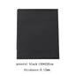 Black Waterproof PVC Bed Sheet – Oil-Resistant Thick Mattress Protector Fits 1.2 / 1.5 / 1.8 / 2.0 m Beds (220×130 / 220×160 / 220×200 cm | 86.6×51.2 / 86.6×63.0 / 86.6×78.7 in)