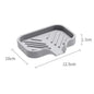 Multifunctional Silicone Sink Tray with Drain – Soap, Sponge & Brush Organizer for Kitchen & Bathroom