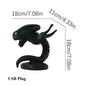 Alien Resin Figurine Lamp Stand Bedroom Decorative Extraterrestrial Life Form Lighting Home Decoration