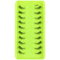 New Half Eyelashes 3D Cat Eye Lashes Clear Stem False Lashes