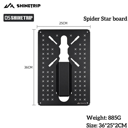 IGT Modular Table Top Plate – Folding Camping & BBQ Table Board, Portable Tactical Accessory