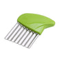 Crinkle Cut Potato Cutter Stainless Steel Wavy French Fry Maker Vegetable Slicer