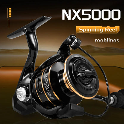 NX Spinning Fishing Reel, 5.2:1 Gear Ratio, 1000–7000 Series