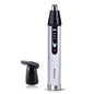 4-in-1 Rechargeable Cordless Nose & Ear Trimmer for Men — Beard, Eyebrow & Face Groomer with EU Charger