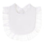 Muslin Cotton Baby Bibs & Burp Cloths - Ruffle Bandana Drool Bibs for Newborns