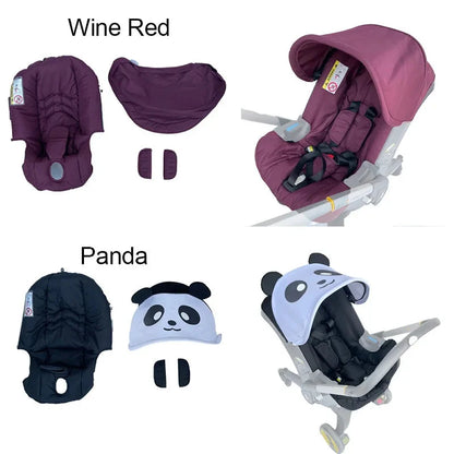 COLU KID® Stroller Accessories – Seat Cushion, Sunshade & Change Kit