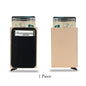 Slim RFID Blocking Credit Card Holder Wallet for Men Anti-Theft Metal Money Card Case